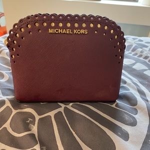 Michael Kors Leather Makeup Bag